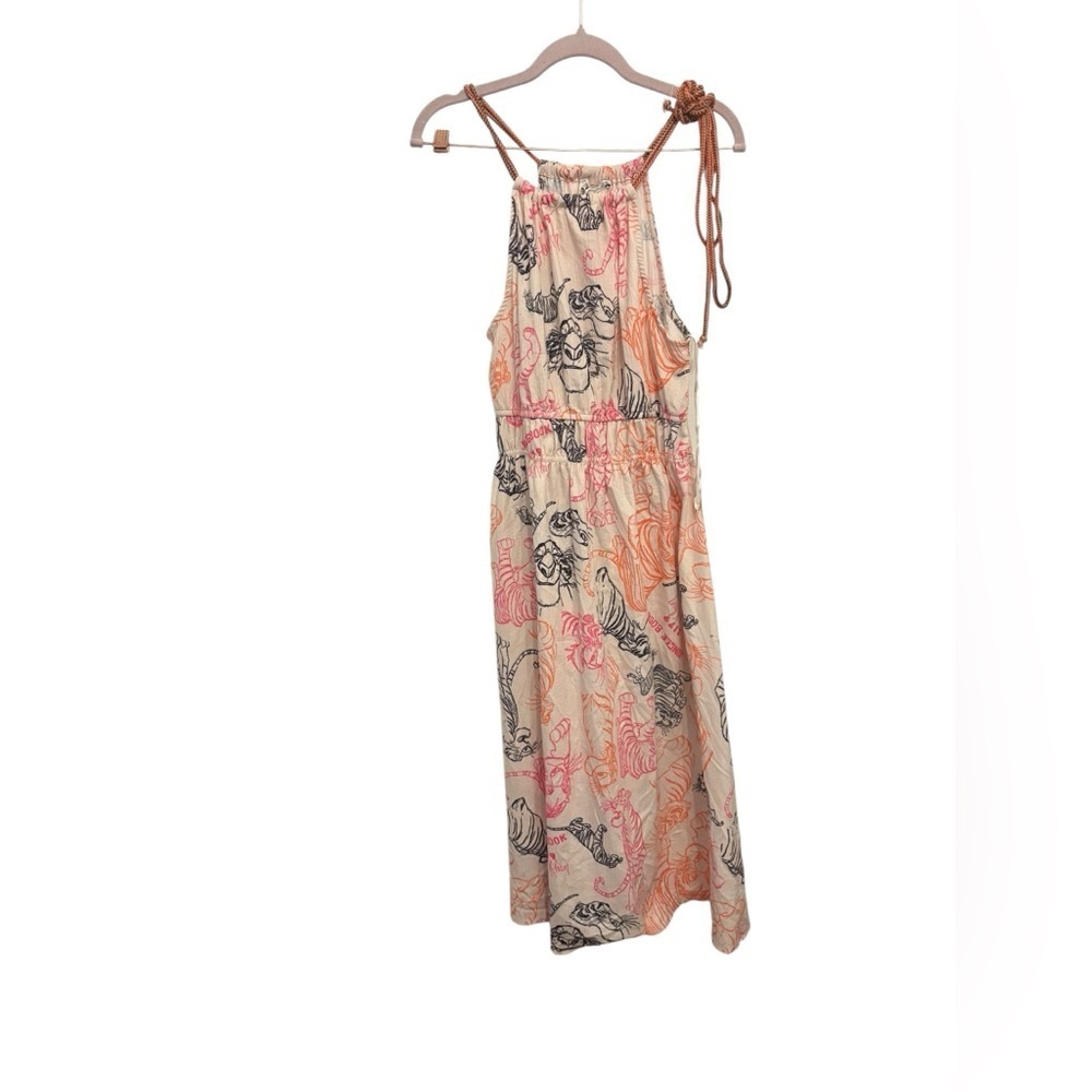 Zara  Disney Multicolor Floral Midi Dress - Picture 2 of 4